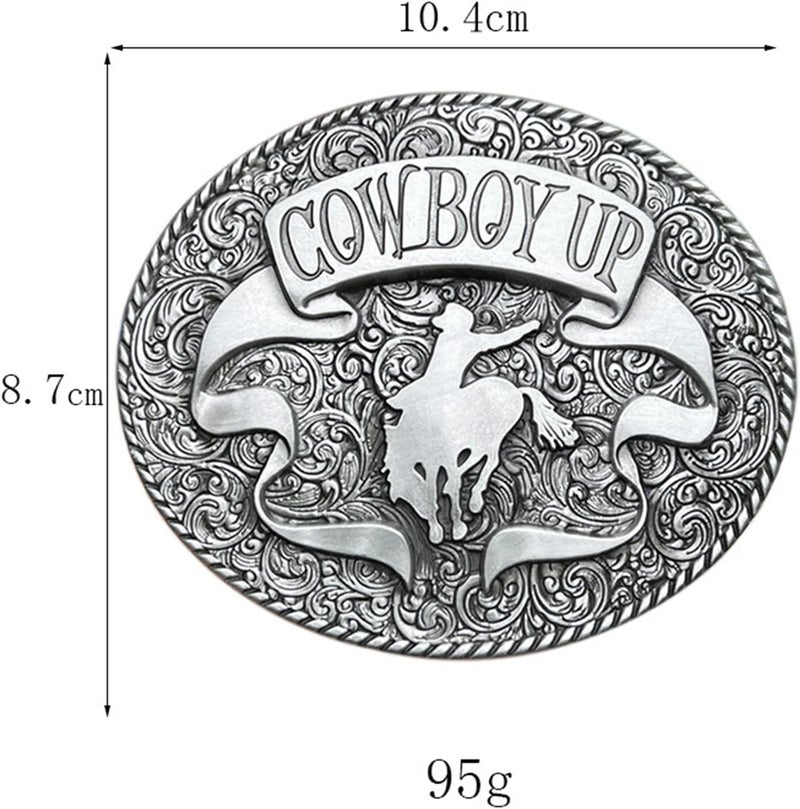 Seternaly Western Cowboy/Cowgirl Belt Buckles Punk Rodeo Horseman Belt Buckle for Men Women Boy Girl Youth - Image 2